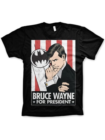 Batman T-Shirt "Bruce Wayne For President Big Tall T-Shirt" in Schwarz