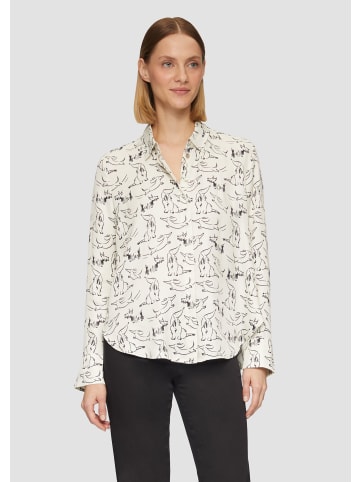 s.Oliver BLACK LABEL Bluse langarm in Creme