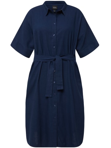 Ulla Popken Midikleid in stahlblau
