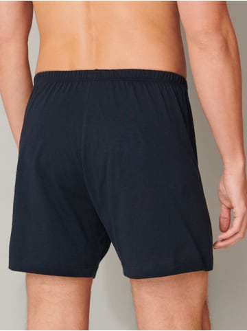 Schiesser Boxer Shorts in Schwarz, dunkelblau