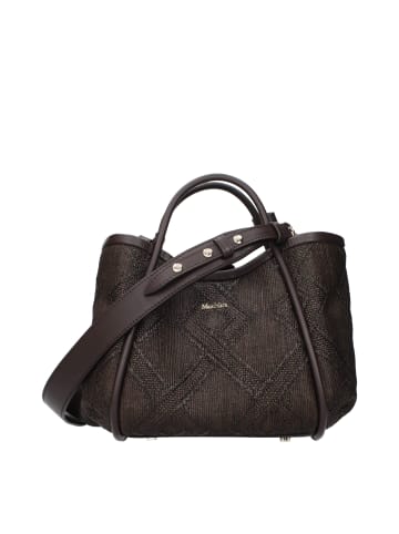 Max Mara Braun Raffia Handtasche