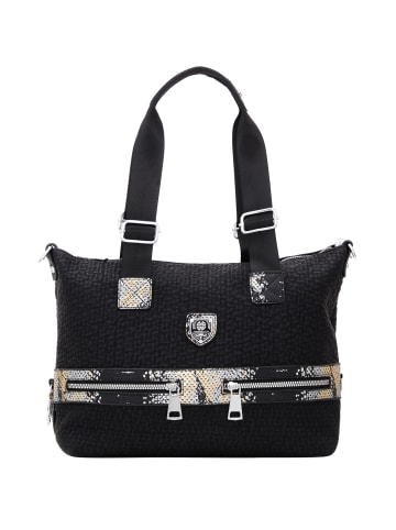 FELIPA Handtasche in Schwarz Gold