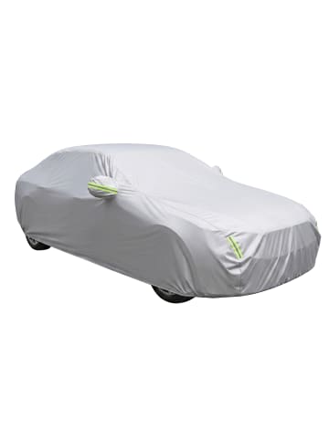 relaxdays Autoabdeckplane "Limousine" in Silber - (B)495 x (H)150 x (T)190 cm