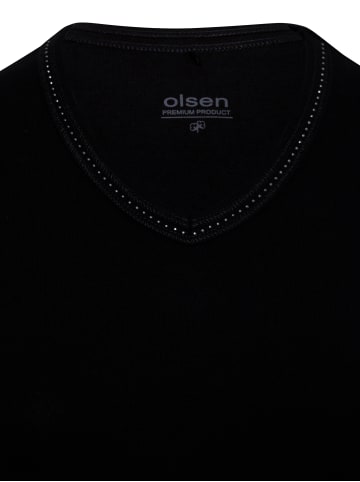 Olsen Langamshirt Edda in schwarz