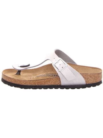 Birkenstock Zehentrenner in silber