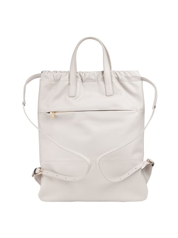 DuDu Ellesmere City Rucksack Leder 44 cm in pearl
