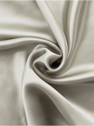 Aspero 2x Seiden Kissenbezüge 40x80 cm Alia in Taupe