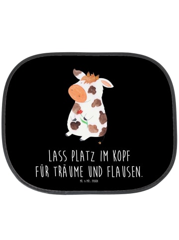 Mr. & Mrs. Panda Sonnenblende Auto Kuh mit Spruch in Schwarz