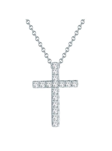 Rafaela Donata Halskette Kreuz Sterling Silber Zirkonia in silber