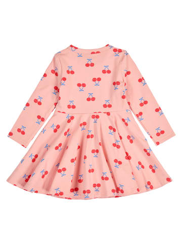 Fred´s World by GREEN COTTON Langarmkleid in Coral cloud/ Cayenne/ Medieval blue