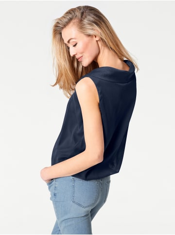 Heine Blusentop in marine