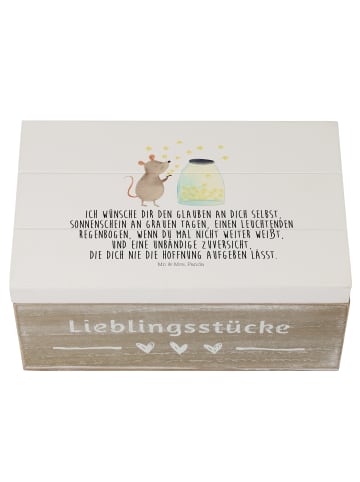 Mr. & Mrs. Panda Dekokiste Maus Sterne mit Spruch in Weiß