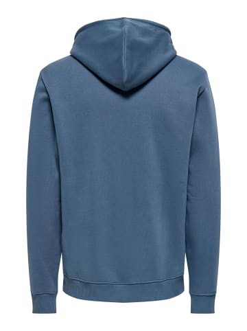 ONLY & SONS Kapuzenpullover in Vintage Indigo
