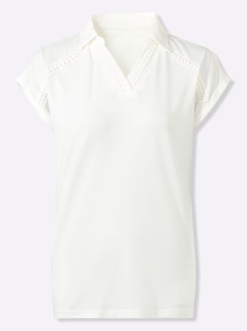 Sieh an! Poloshirt in ecru