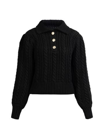 DreiMaster Vintage Damen Strick Pullover in SCHWARZ