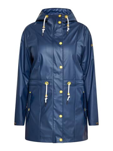 Schmuddelwedda Damen Curvy Regenmantel in Marine