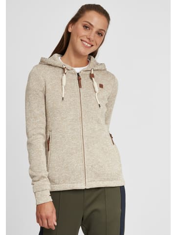 Oxmo Kapuzensweatjacke in natur