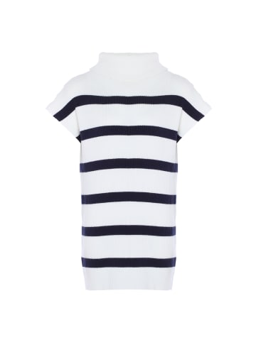 DreiMaster Maritim Women Sweater in Wollweiss Marine