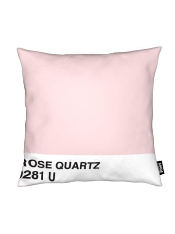 Juniqe Kissen "Rose Quartz" in Rosa & Schwarz