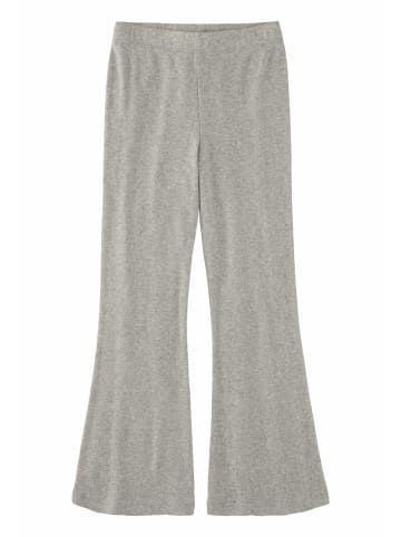 Hessnatur Rib Leggings in hellgrau