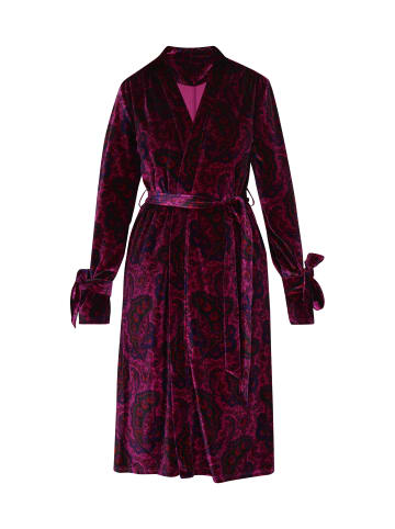 VIRITA Women Kimono in Violet Multicolor