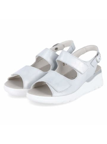 WALDLÄUFER orthopädische Sandalette in silber