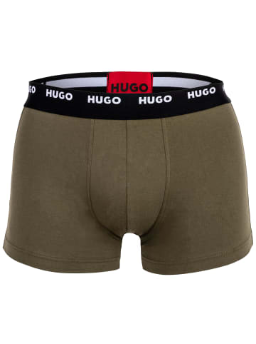 HUGO Boxershort 5er Pack in Blau/Schwarz/Rot/Grün