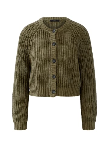 Oui Strickjacke in green garden