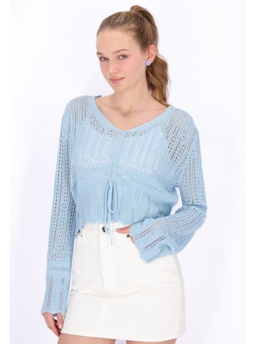 myMo Women Sweater in light blue