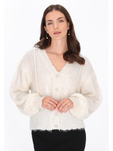Usha Women Cardigan in cream
