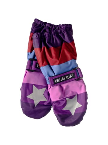 Villervalla Handschuhe Sterne in lila