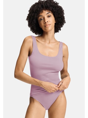 Hanro Unterhemd / Top Cotton Seamless in Stormy rose