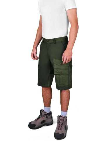 Normani Outdoor Sports Herren Shorts Ahvaz in Oliv/Dunkelgrün