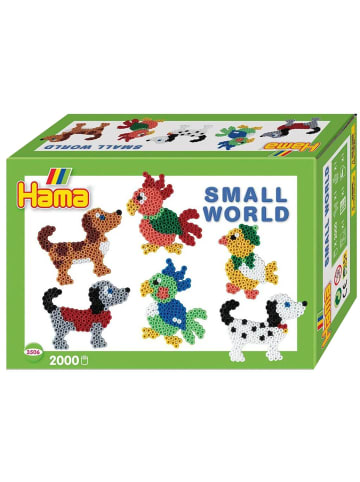 Hama Geschenkpackung Kleine Welt, Papagei/Hund, Midi-Bügelperlen - ab 5 Jahren