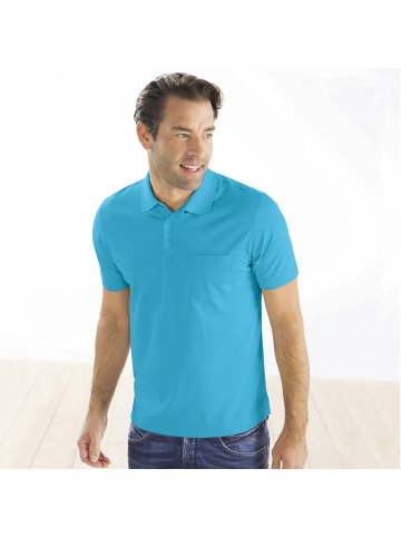 Ragman Poloshirt in türkis