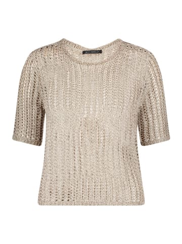 Betty Barclay Strickpullover mit Lochmuster in Beige