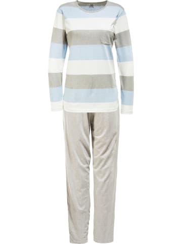 Erwin Müller Single-Jersey Schlafanzug in hellblau