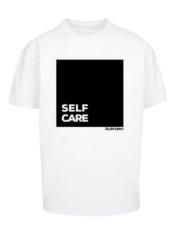 F4NT4STIC Heavy Oversize T-Shirt SELF CARE OVERSIZE TEE in weiß