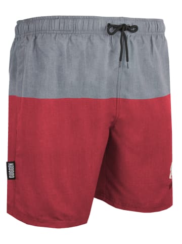 GUGGEN MOUNTAIN Badehose Herren Badeshorts - Schnelltrocknend in Rot