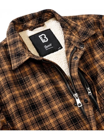 Brandit Fleecejacke/Fleecepullover "Classic Sherpa Jacket" in Braun