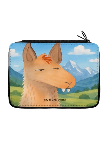 Mr. & Mrs. Panda Etui Lamakopf Genervt Design ohne Spruch in Weiß