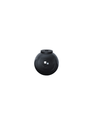 STAR Trading Outdoor-Hängeleuchte ,Orby', E27 Lampenschirm, rauchgrau, Ø 30cm