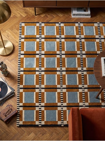 KADIMA DESIGN Teppich Wolle für Fußbodenheizung ORRIN modern Diele in Multi