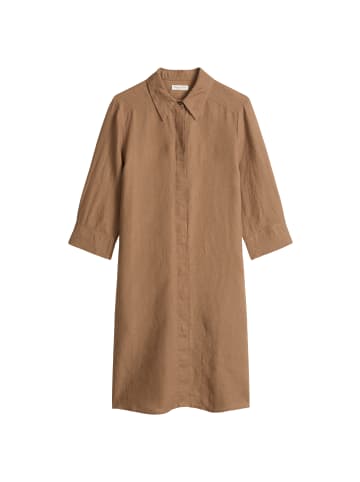 Marc O'Polo Leinenkleid loose in Burnt Brown