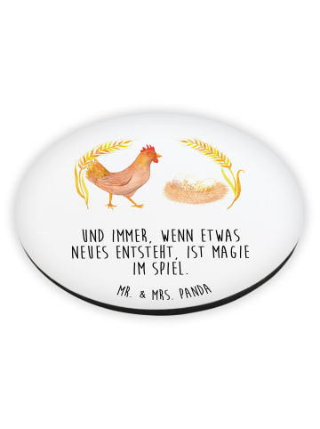 Mr. & Mrs. Panda Magnet für Kühlschrank Huhn Stolz mit Spruch in Weiß