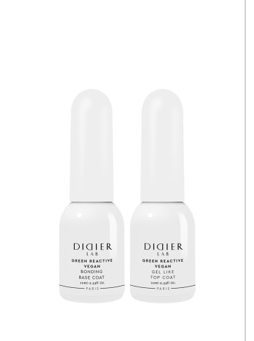 Didier Lab Nagellack Base/Top Coat SET Vegan Base Coat + Top Coat in clear