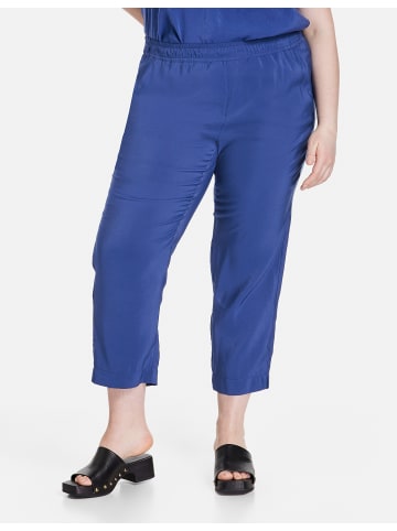 SAMOON Hose Freizeit verkürzt in Cobalt Blue