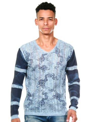 FIOCEO Pullover in hellblau