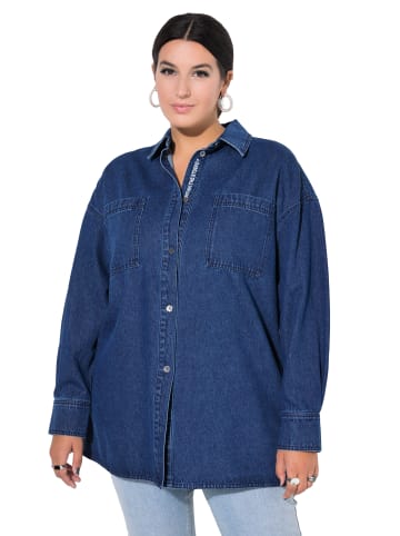 Studio Untold Hemdbluse in dark blue denim