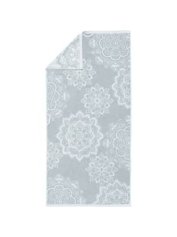 Erwin Müller Frottier, Jacquard Handtuch 4er-Pack Bühl in weiß/silber